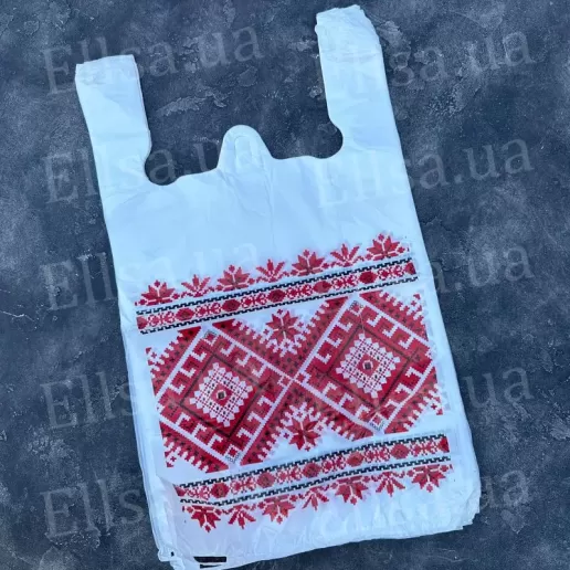 Пакет майка Бедрик Вишиванка 28х50см