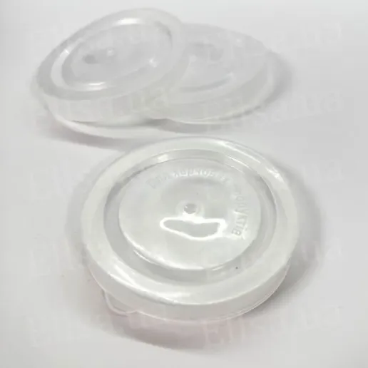 Polyethylene lid for cold preservation Transparent