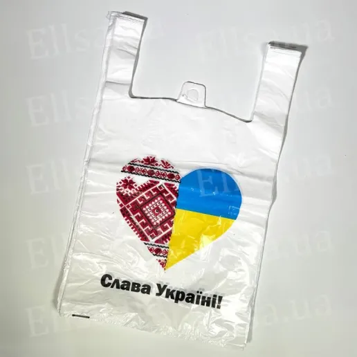 Пакет майка Слава Україні 37х60см