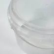 Plastic bucket with lid 2,3 l transparent