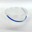 Plastic bucket with lid 0.5 l transparent